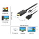 Адаптер перетворювач конвертер HDMI - DisplayPort з живленням USB. SmartGo