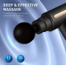 Акумуляторний перкусійний масажер Massage Gun 720 з сенсорним дисплеєм, 6 режимами та 4 насадками Type-C