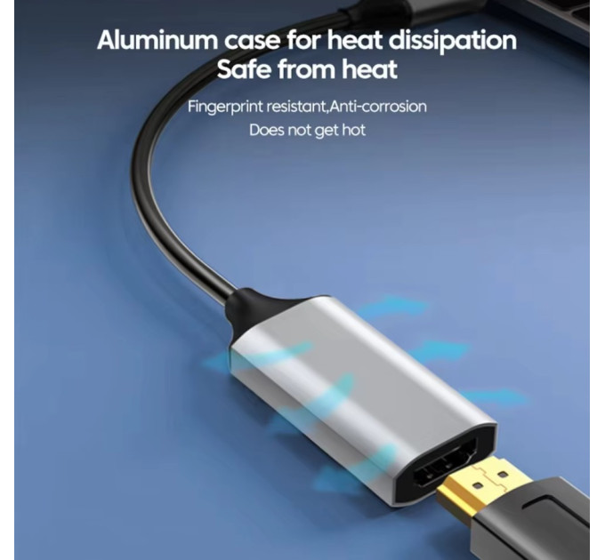Адаптер перетворювач конвертер Type-C to HDMI 4К SmartGo