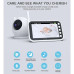 Відеоняня Baby Monitor ABM100 з монітором 4.3'' оглядом 360° двостороннім зв'язком та нічним баченням Відеоняня Baby Monitor ABM100 з монітором 4.3'' оглядом 360° двостороннім зв'язком та нічним баченням