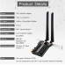 WIFI6 + Bluetooth 5.3 контролер AX5400 2.4G/5G/6Ghz PCIe адаптер Derapid MT7922 тридіапазонний WIFI6 + Bluetooth 5.3 контролер AX5400 2.4G/5G/6Ghz PCIe адаптер Derapid MT7922 тридіапазонний