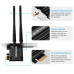 WIFI6 + Bluetooth 5.3 контролер AX5400 2.4G/5G/6Ghz PCIe адаптер Derapid MT7922 тридіапазонний WIFI6 + Bluetooth 5.3 контролер AX5400 2.4G/5G/6Ghz PCIe адаптер Derapid MT7922 тридіапазонний