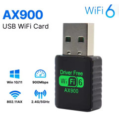 WIFI адаптер AX900 WIFI6 дводіапазонний USB Plug and play