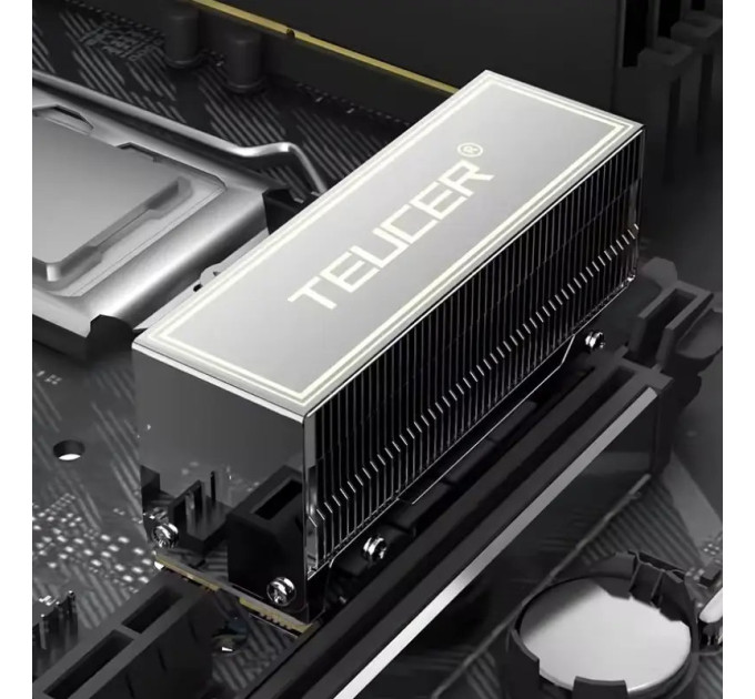 Радіатор охолодження TEUCER M2-10 M.2 SSD M2 2280 + термопрокладки