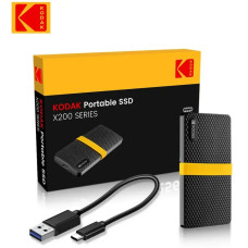 Зовнішній SSD диск Kodak X200 128 Gb, USB Type-C 3.1 Зовнішній SSD диск Kodak X200 128 Gb, USB Type-C 3.1