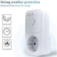 Захисне реле напруги в розетку RCS020 3000W 175-26V (+-5V) 16A Захисне реле напруги в розетку RCS020 3000W 175-26V (+-5V) 16A