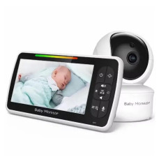Відеоняня Baby Monitor SM650 з монітором 5'' двостороннім зв'язком та нічним баченням Радіоняня Відеоняня Baby Monitor SM650 з монітором 5'' двостороннім зв'язком та нічним баченням Радіоняня