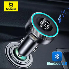 FM-трансмиттер Baseus Enjoy Car Wireless MP3 Charger Black (CCLH-01) + зарядное устройство