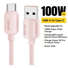 Кабель  USB - Type-c 100W Essager PD QC4.0 FCP AFC - 1m