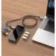 Кабель  Type-c - Type-c Usb 4.0 Type-C Gen2 40Gbps 8K @ 60Hz 1240W AV audio video 1.5м SmartGo Дата кабель