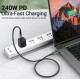 Кабель  Type-c - Type-c Usb 4.0 Type-C Gen2 40Gbps 8K @ 60Hz 1240W AV audio video 1.5м SmartGo Дата кабель