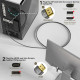 Кабель Display Port - HDMI 4K 60Hz 2м SmartGo
