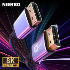 Кабель DisplayPort - DisplayPort 1.4 8K 3м в оплетці SmartG Кабель DisplayPort - DisplayPort 1.4 8K 3м в оплетці SmartG