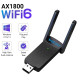Wi-Fi адаптер AX1800 WiFi6 USB 3.0, дводіапазонний 2.4/5 ГГц WiFi 6 Wi-Fi адаптер AX1800 WiFi6 USB 3.0, дводіапазонний 2.4/5 ГГц WiFi 6