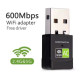 WIFI адаптер AC600 WIFI5 дводіапазонний USB Plug and play WIFI адаптер AC600 WIFI5 дводіапазонний USB Plug and play