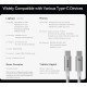 Кабель  Type-c - Type-c 100W Baseus PD3.0 QC4.0 FCP AFC PPS 1m Білий
