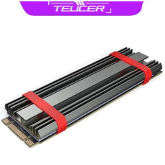 Радіатор охолодження SSD M.2 2280 + термопрокладки Teucer M.2-4 2280 Радіатор охолодження SSD M.2 2280 + термопрокладки Teucer M.2-4 2280