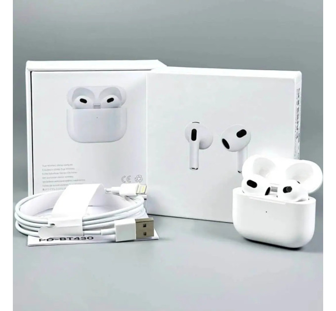 Bluetooth TWS навушники Remax PD-BT430. Білі. 4th Generation Smart Case