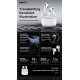 Bluetooth TWS навушники Remax PD-BT430. Білі. 4th Generation Smart Case