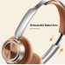 Bluetooth наушники Remax RB-830HB BT5.4 с микрофоном ENC Brown Bluetooth наушники Remax RB-830HB BT5.4 с микрофоном ENC Brown