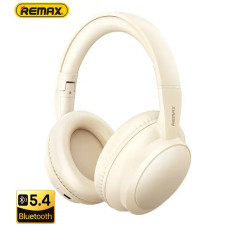 Bluetooth наушники Remax RB-100HB BT5.4 с микрофоном Бежевые
