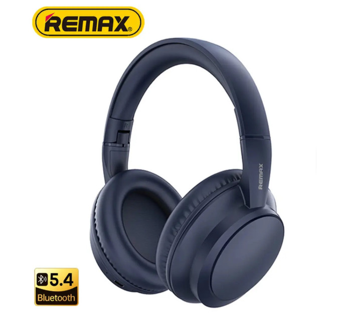 Bluetooth навушники Remax RB-100HB BT5.4 з мікрофоном Сині