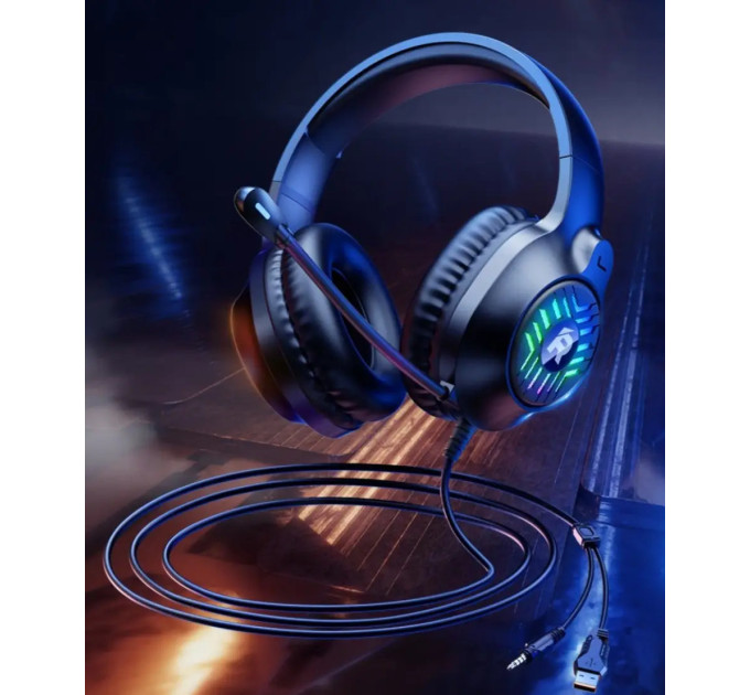 Навушники ігрові Remax RM-705 Gaming  гарнитура  з мікрофоном USB + 3.5mm mini Jack