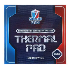 Термопрокладка SubZero Seven Storm 15 W/mK 100x100x0.5 мм Термопрокладка SubZero Seven Storm 15 W/mK 100x100x0.5 мм