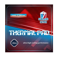 Термопрокладка SubZero Seven Cool 12.8 W/mK 100x100x1.25 мм Термопрокладка SubZero Seven Cool 12.8 W/mK 100x100x1.25 мм