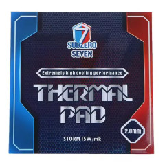 Термопрокладка SubZero Seven Storm 15W/mK 100x100x2 мм