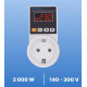 Захисне реле напруги в розетку Taxnele 3000W 140-300V 16A