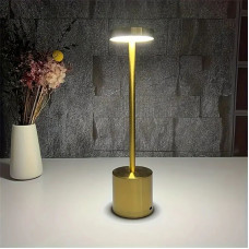 Акумуляторна Настільна лампа LedLine circle gold Акумуляторна Настільна лампа LedLine circle gold