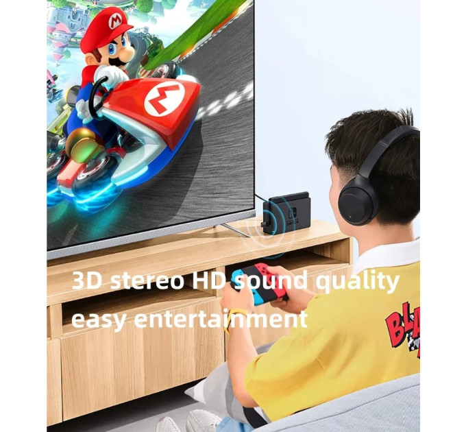 Bluetooth адаптер підключення навушників для Sony PS5 PS4 BT 5.3 dongle Nintendo Switch