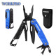 Мультитул WORKPROW014102AS 11в1 карабін. Liner-lock захист