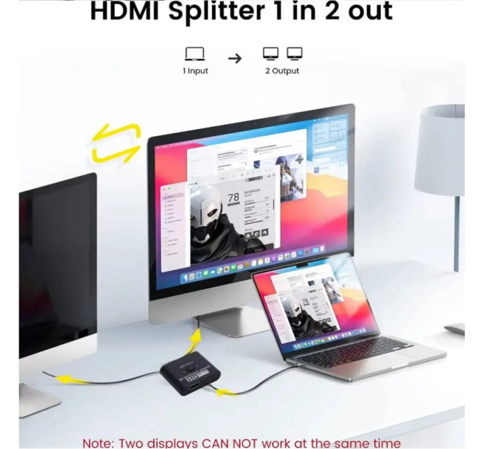 HDMI Switcher Splitter - Двонаправлений перемикач свитч HDMI плітер