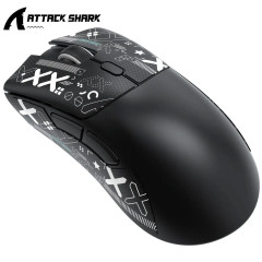 Миша бездротова ігрова ATTACK SHARK R1 чорна. Радіо 2.4Ghz + Bluetooth 5.2 Миша бездротова ігрова ATTACK SHARK R1 чорна. Радіо 2.4Ghz + Bluetooth 5.2