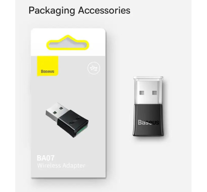 Bluetooth адаптер Dongle USB Bluetooth 5.3 Baseus BA07