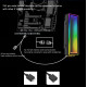 Радіатор охолодження RGB SSD M.2 2280 + термопрокладки Coolcirc ARGB Sync
