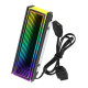 Радіатор охолодження RGB SSD M.2 2280 + термопрокладки Coolcirc ARGB Sync