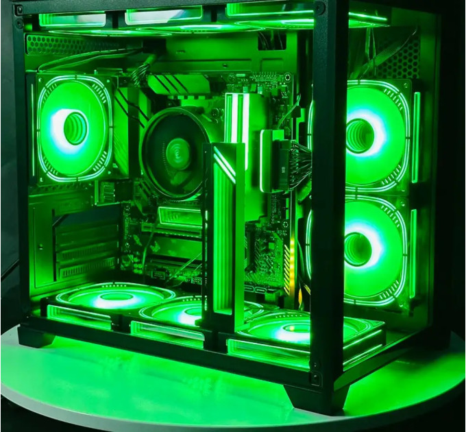 Радіатор охолодження RGB SSD M.2 2280 + термопрокладки Coolcirc ARGB Sync
