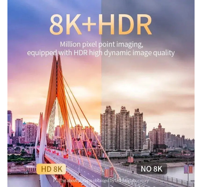 Кабель Type-C - DisplayPort 8K-60Hz 4K-144Hz 2K-240Hz 2м DP1.4