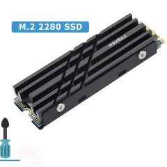 Радіатор охолодження SSD M.2  280 + термопрокладки IceSoul ZM. Підтримка PS5