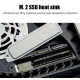 Радіатор охолодження SSD M.2  280 + термопрокладки IceSoul ZM. Підтримка PS5