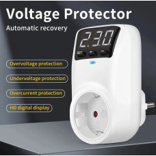 Захисне реле напруги в розетку HLP02 3680W 150-280V 16A