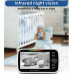 Відеоняня Baby Monitor SM651 з монітором 5'' двостороннім зв'язком та нічним баченням Відеоняня Baby Monitor SM651 з монітором 5'' двостороннім зв'язком та нічним баченням