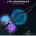Мышь беспроводная игровая ATTACK SHARK X5 черная. 3 подключения. Радио 2.4Ghz + Bluetooth 5.0 + type-c