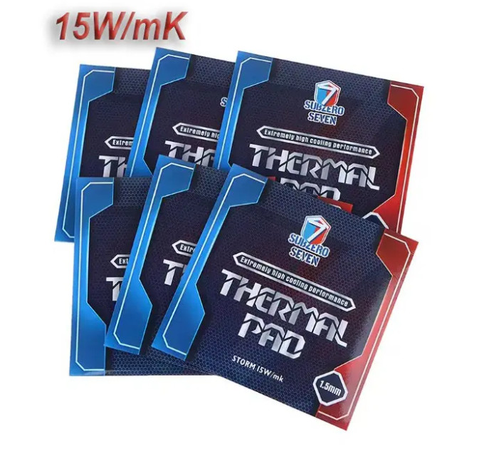 Термопрокладка SubZero Seven Storm 15 W/mK 100x100x1.5 мм