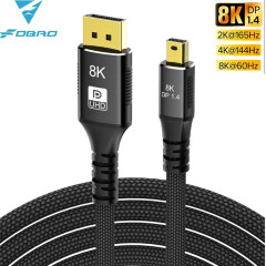 Кабель Mini DisplayPort - DisplayPort V1.4 8K 2м SmartGo Кабель Mini DisplayPort - DisplayPort V1.4 8K 2м SmartGo