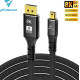 Кабель Mini DisplayPort - DisplayPort V1.4 8K 2м SmartGo Кабель Mini DisplayPort - DisplayPort V1.4 8K 2м SmartGo