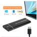 Зовнішня кишеня Type-C 3.1 m.2 NVME PCIe SSD USB3.0+Type-c 3.1 M-Key Чорний 10Mbps Зовнішня кишеня Type-C 3.1 m.2 NVME PCIe SSD USB3.0+Type-c 3.1 M-Key Чорний 10Mbps